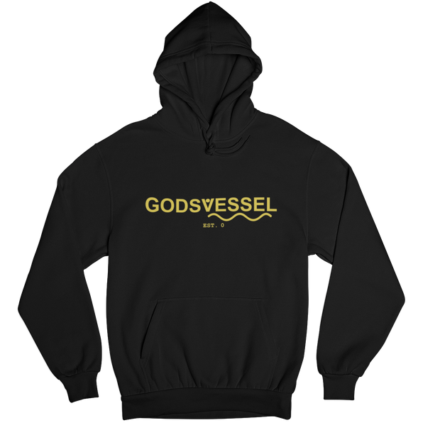 GODSVESSEL BLACK & GOLD HOODIE